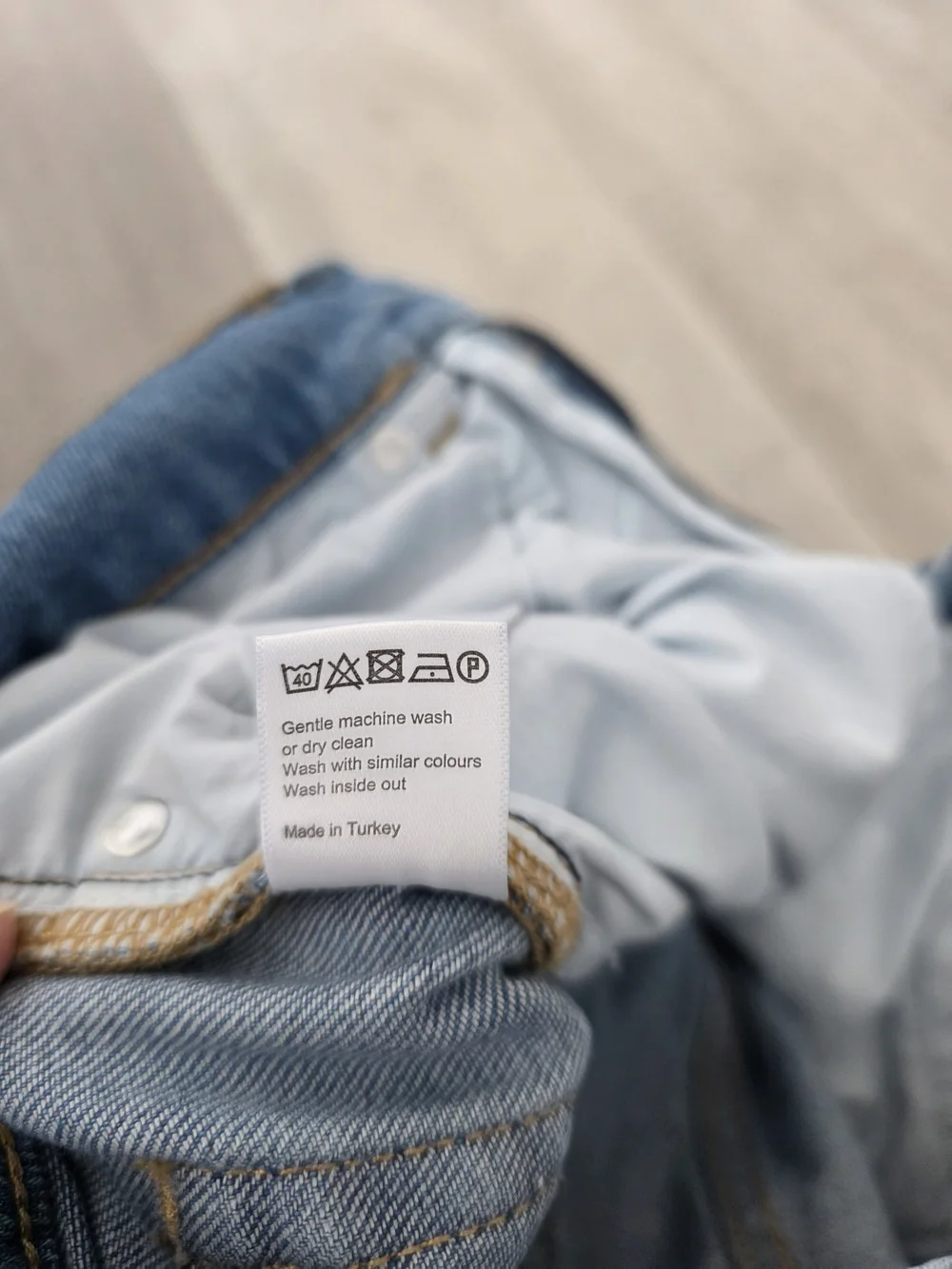 ME+EM Straight Leg Light Wash Jeans Women’s Size 26 - Picture 14 of 15